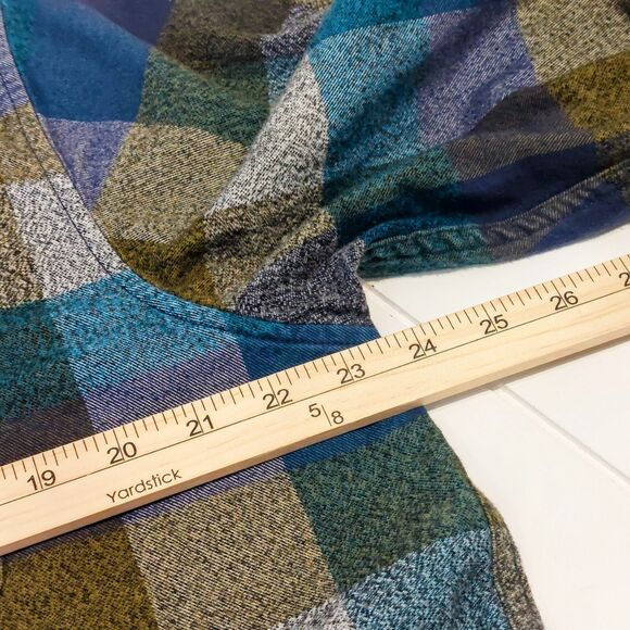 Tommy Bahama Canyon Beach Flannel Men's Large Shirt Button Up Lightweight - Picture 10 of 12